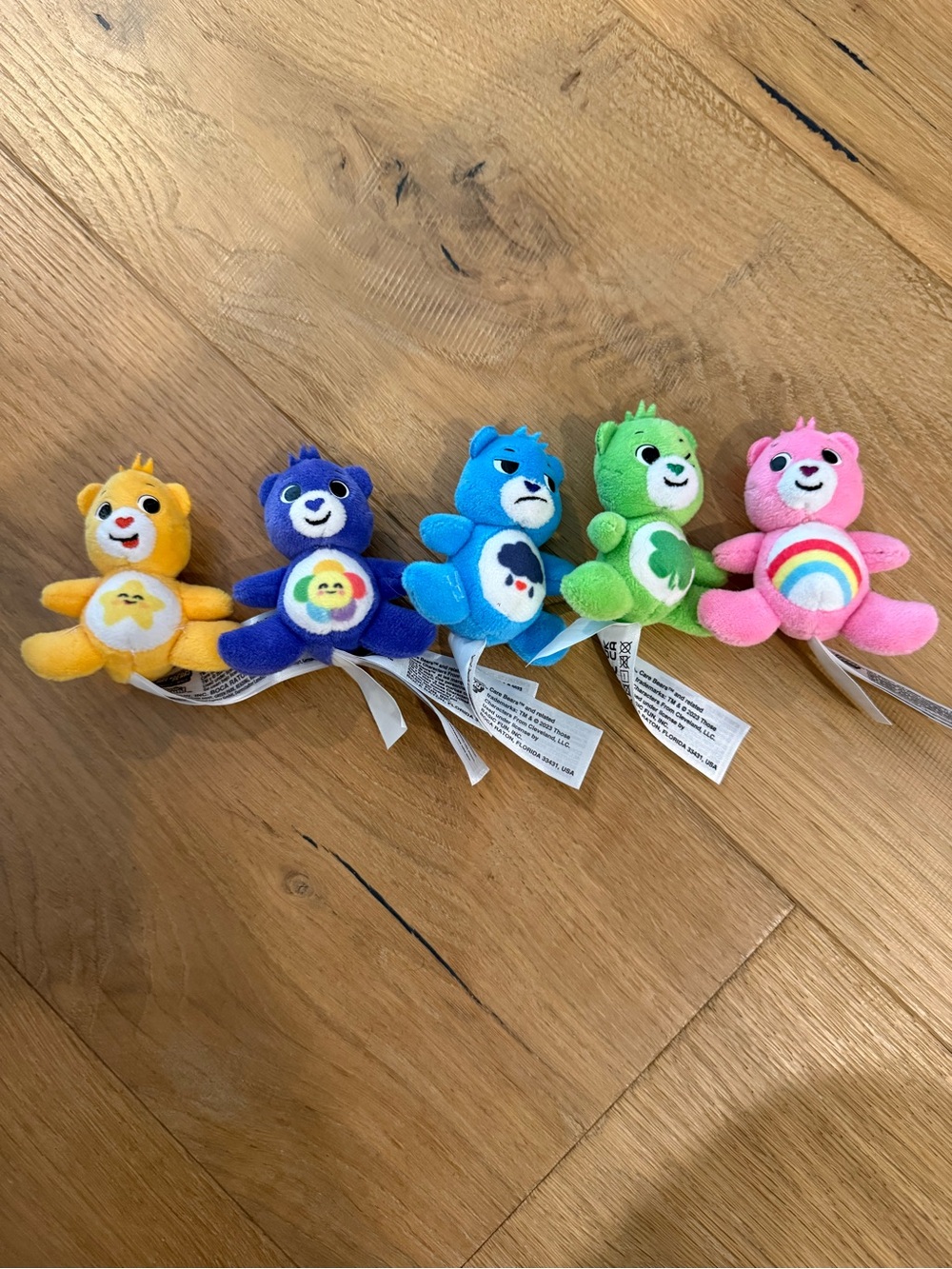 NWOT Mini Care Bear Plush Set